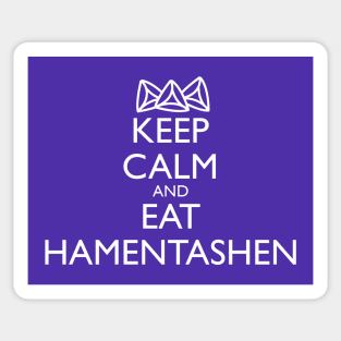KEEP CALM AND EAT HAMENTASHEN Sticker